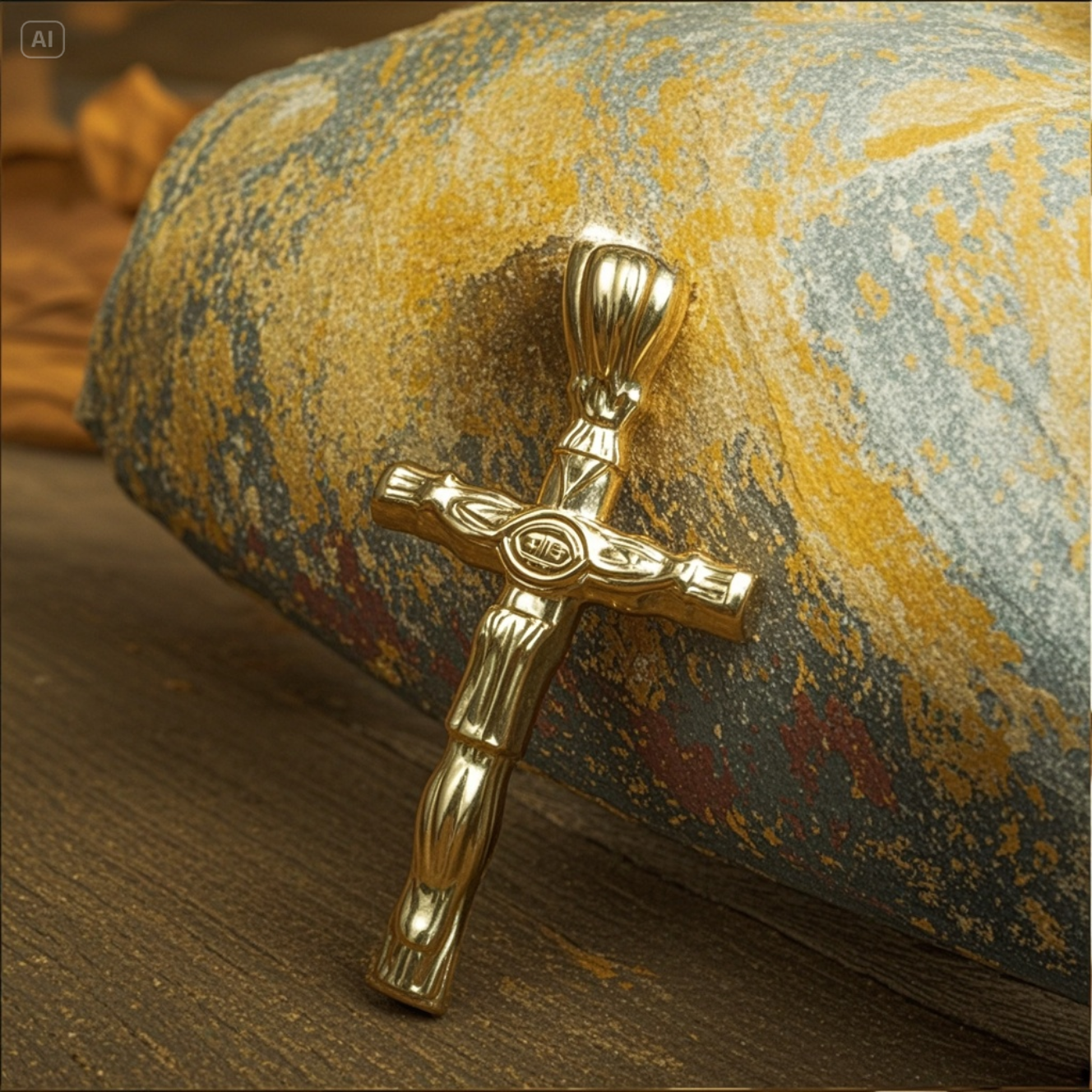 Gold Minimalist Cross Necklace – Symbol of Faith & Hope