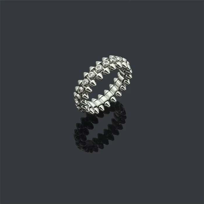 Luxury European American Clash Ring – Rose Gold Stainless Steel Bullet-Inspired Design