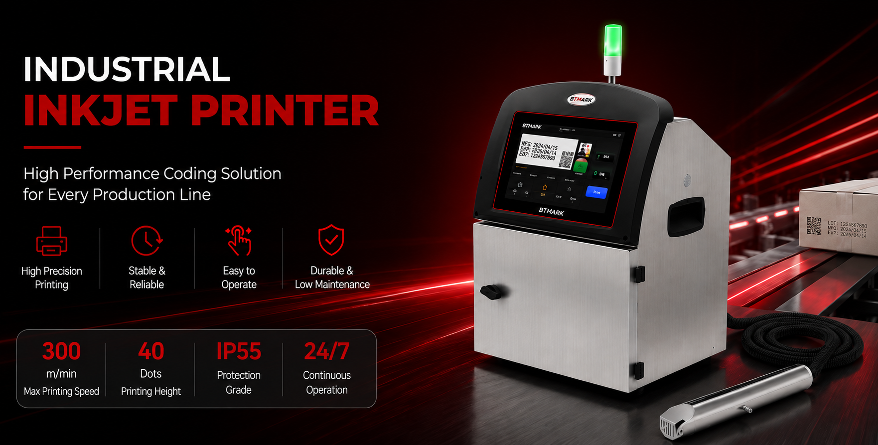 How Industrial Inkjet Printers Improve Food Packaging Production Efficiency