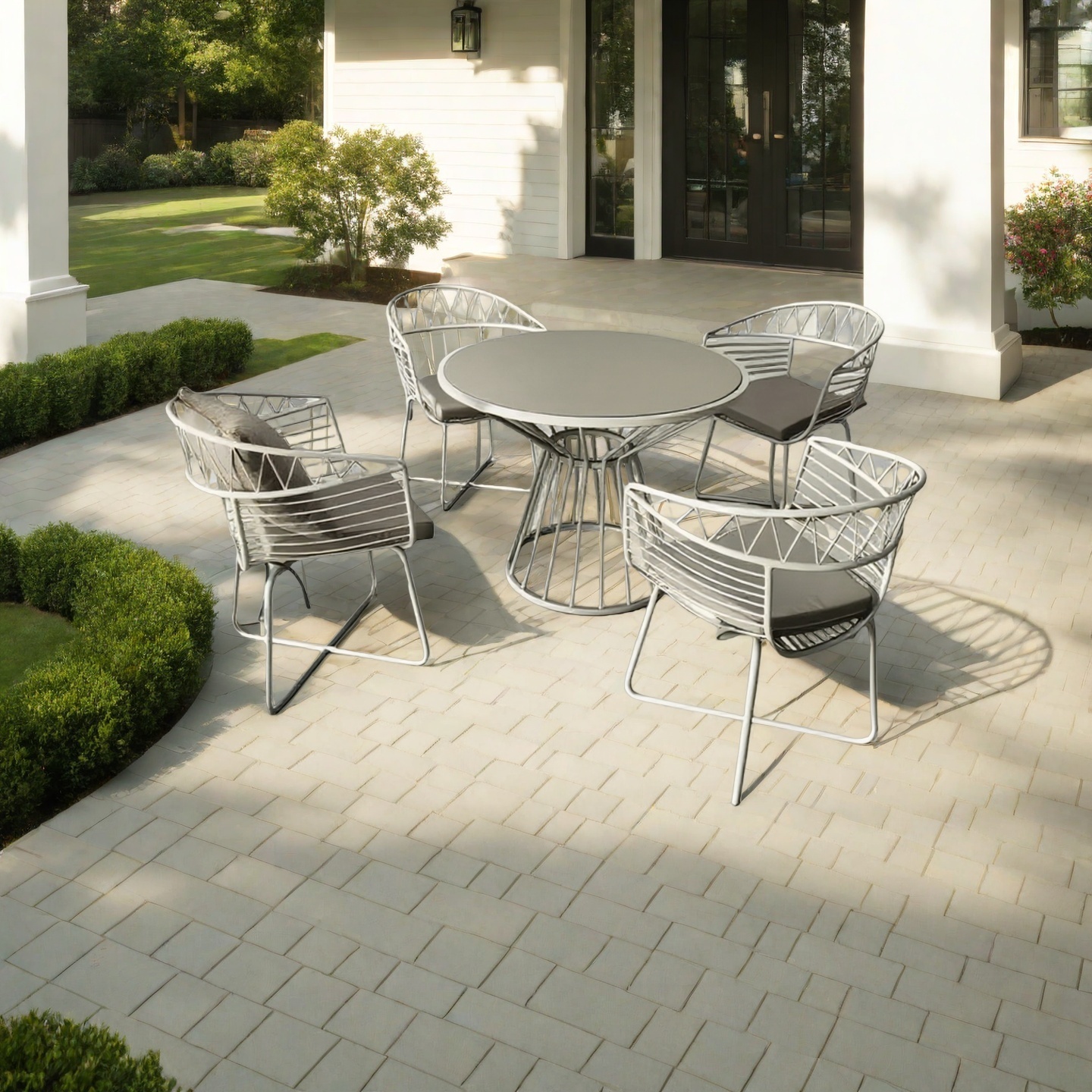 Aluminum Alloy Outdoor Dining Set for Mu