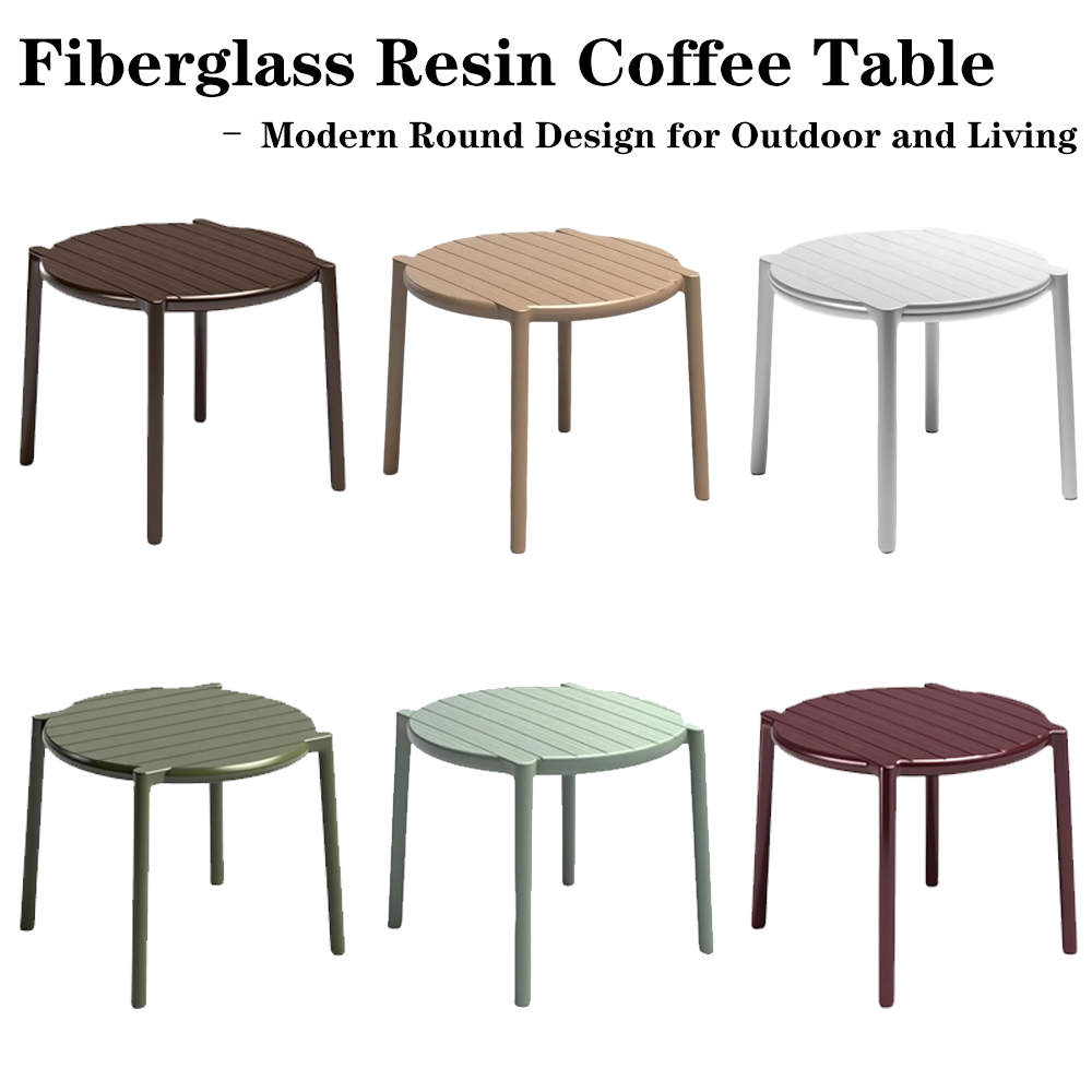 Fiberglass Resin Coffee Table – Modern R