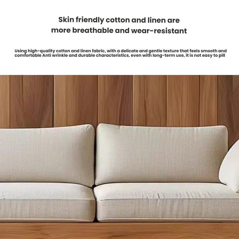Minimalist Outdoor Solid Wood Loveseat Sofa with Round Coffee Table – 2-Seat Patio Furniture Set