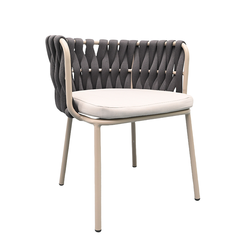 Stylish Woven Chair with Cushioned Seat – Available in Multiple Colors