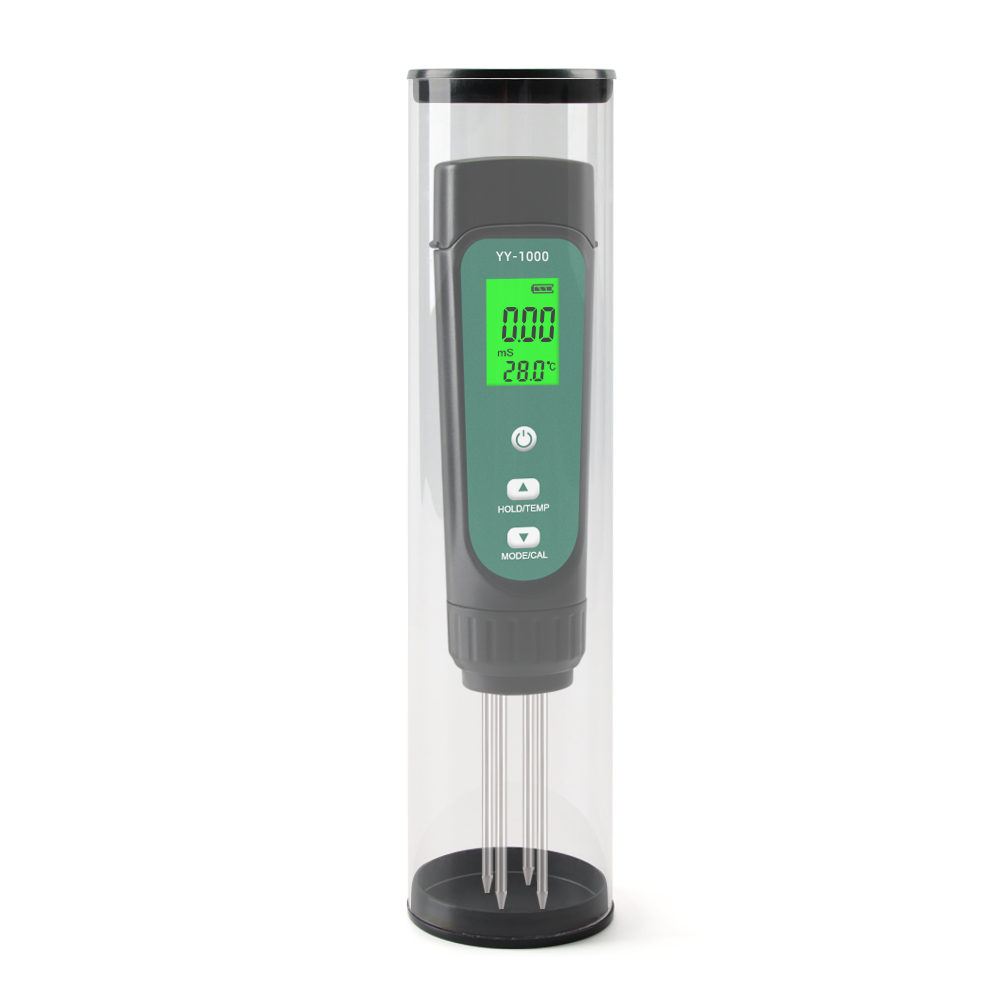 3-in-1 Digital Soil EC, Moisture & Temperature Meter YY-1000 for Gardening & Agriculture