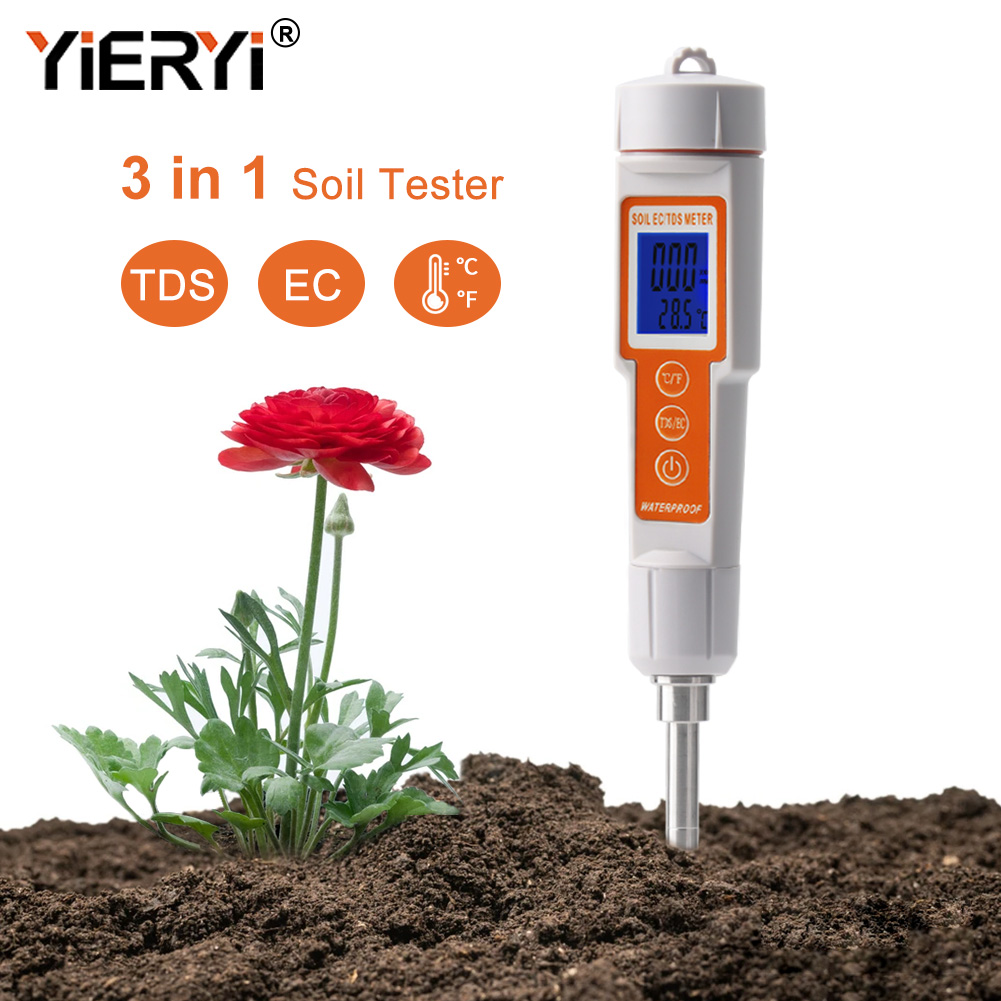 EC-TDS-661 3-in-1 Soil Tester – EC, TDS & Temperature Meter for Precision Soil Analysis