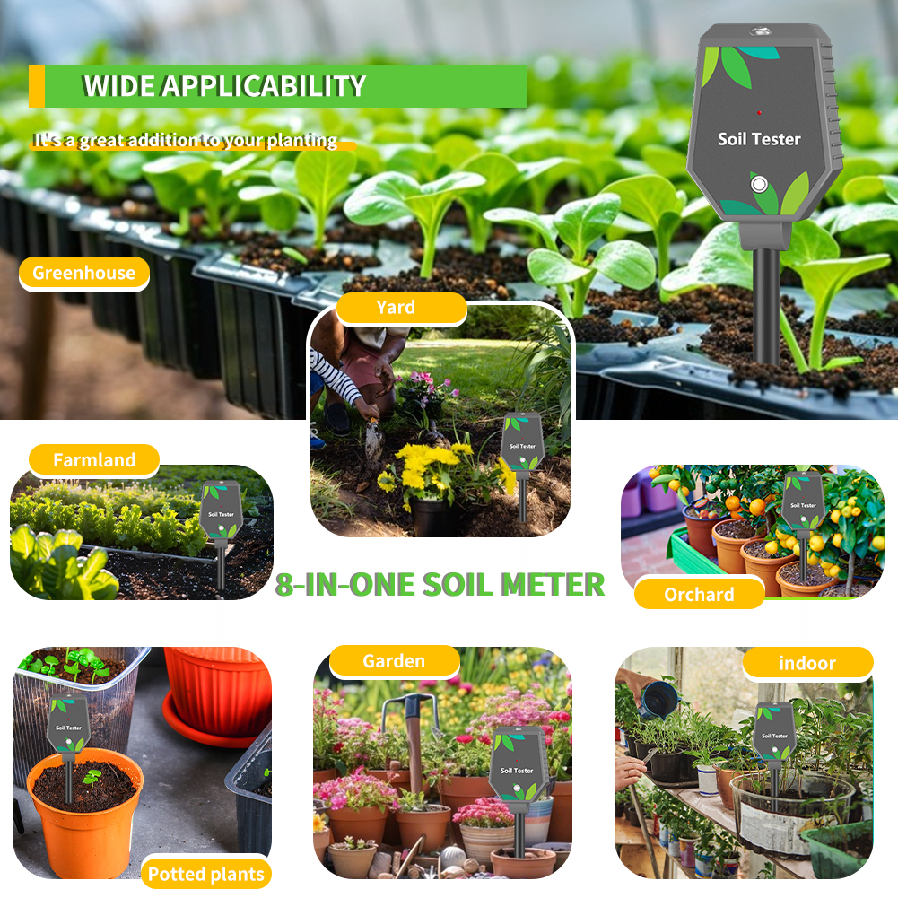 YY-1088W  Wireless Bluetooth 8-in-1 Soil Tester