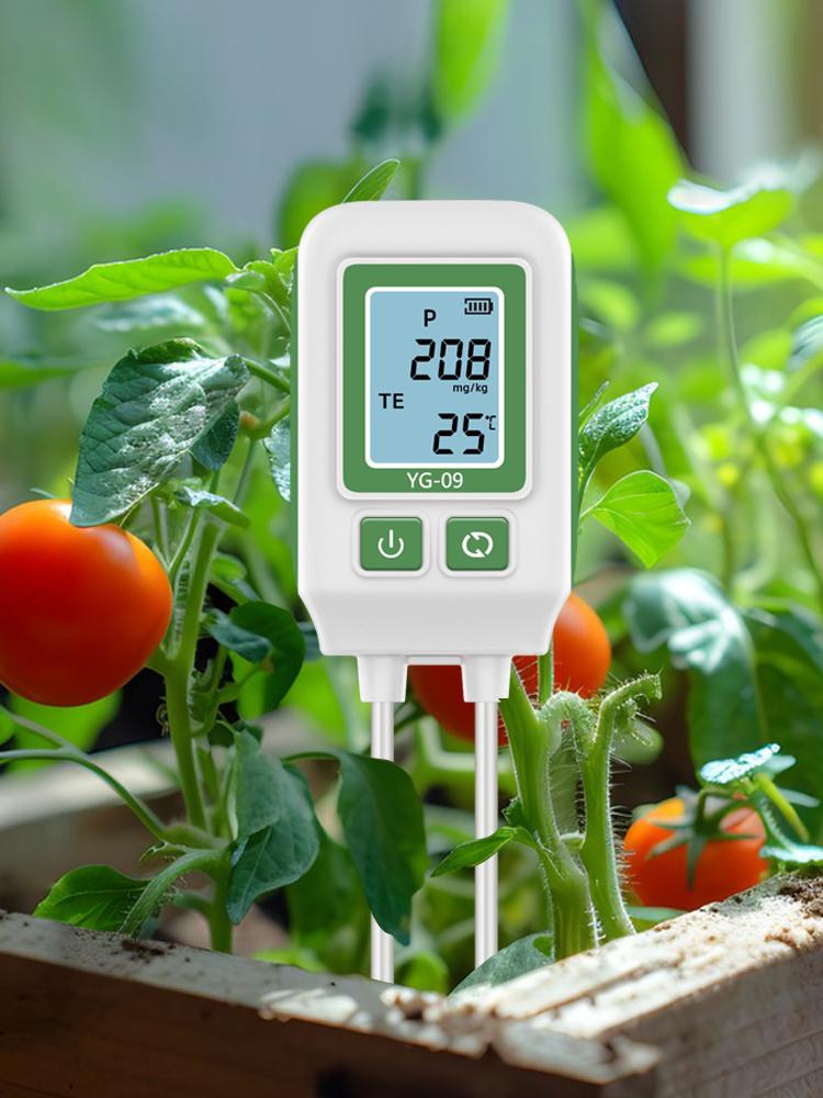 Portable Digital Soil Nutrient & pH Meter for Gardening – Fast Results, ATC, High Precision