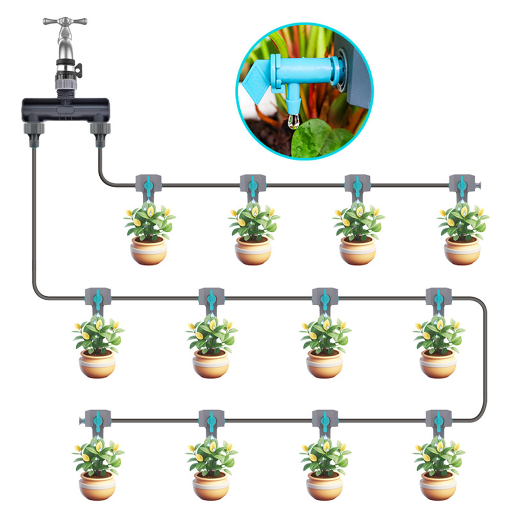 Greenhouse & Farm Drip Irrigation Kit – High-Coverage Plant Watering System with Timer