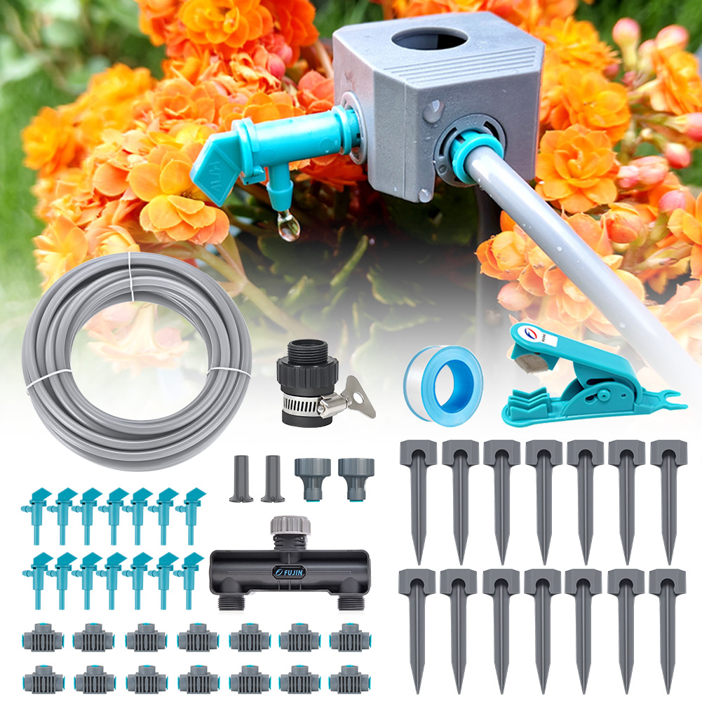 Smart Home Garden Irrigation Controller Kit – Programmable Drip System for Plants