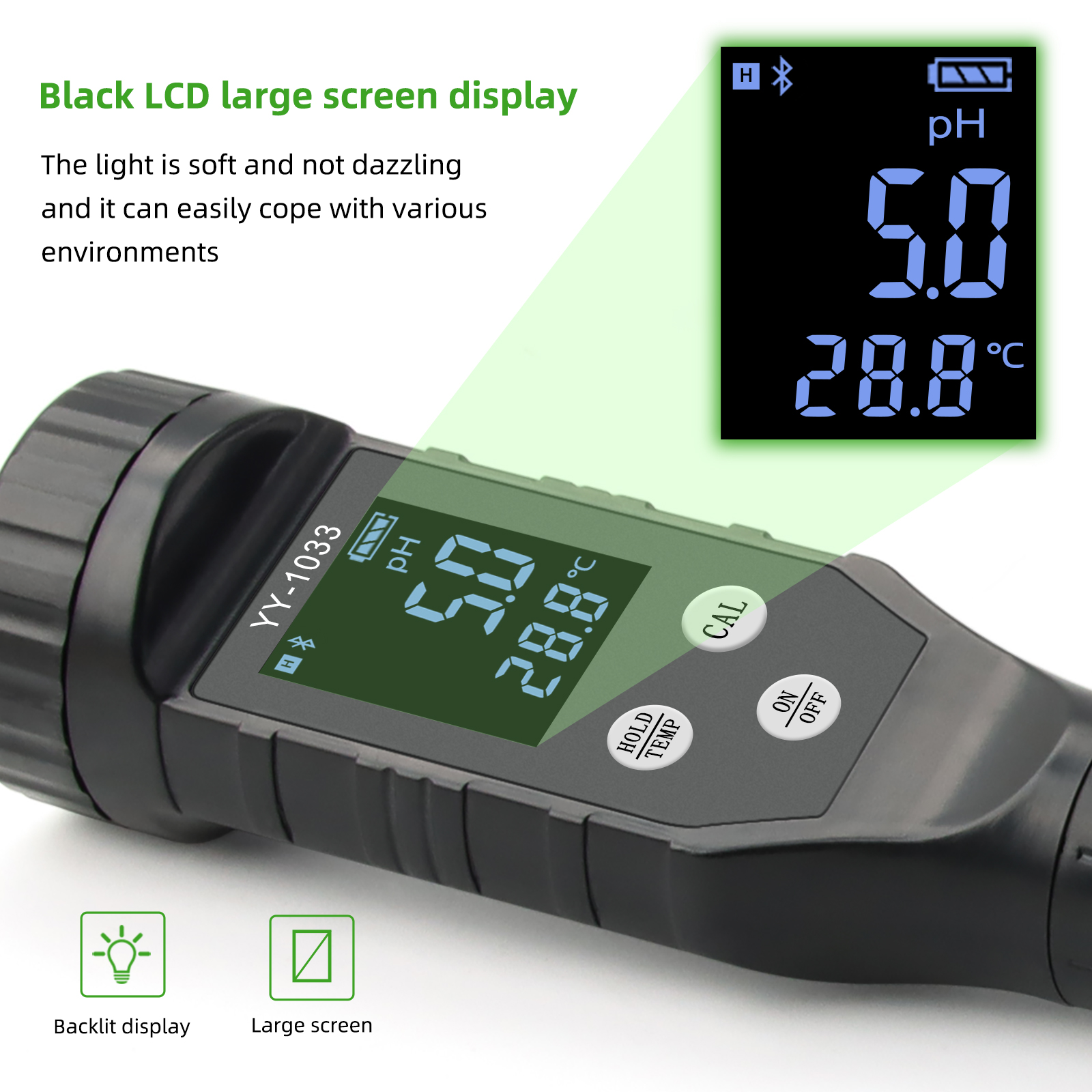 Smart Soil pH and Temperature Meter – Fast, Accurate, App-Connected Solution for Modern Gardeners
