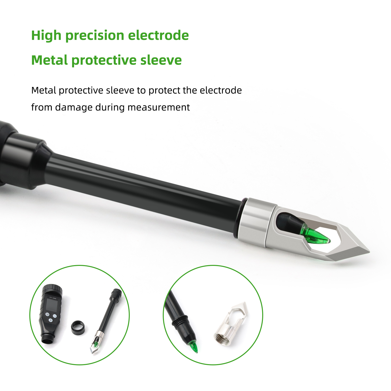 Bluetooth Smart Soil pH & Temperature Meter – APP Controlled, High Precision