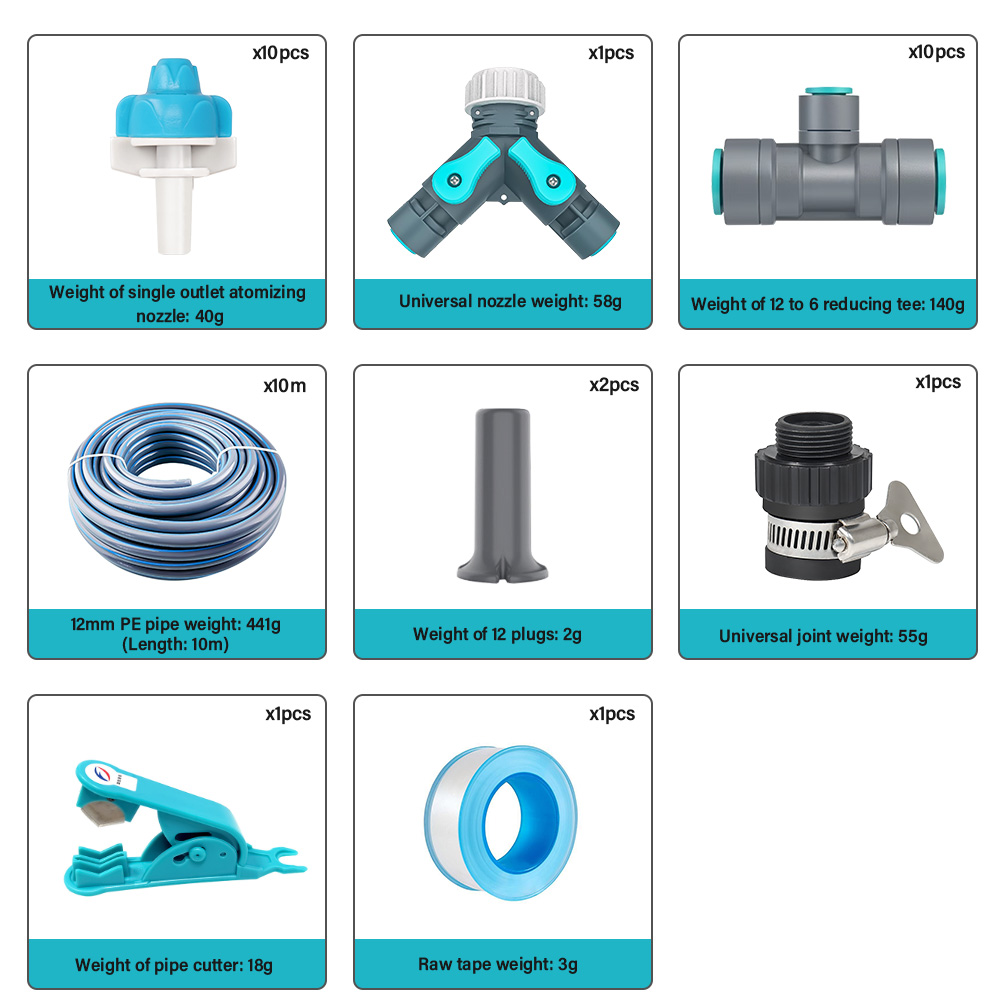 2501-Z002 Misting Irrigation Timer Kit – Smart Garden Drip System for Multiple Plants