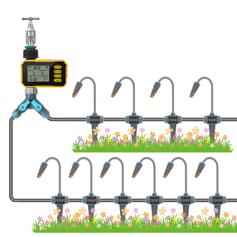 Balcony Plant Irrigation Kit – Easy Auto Watering System with Splitter