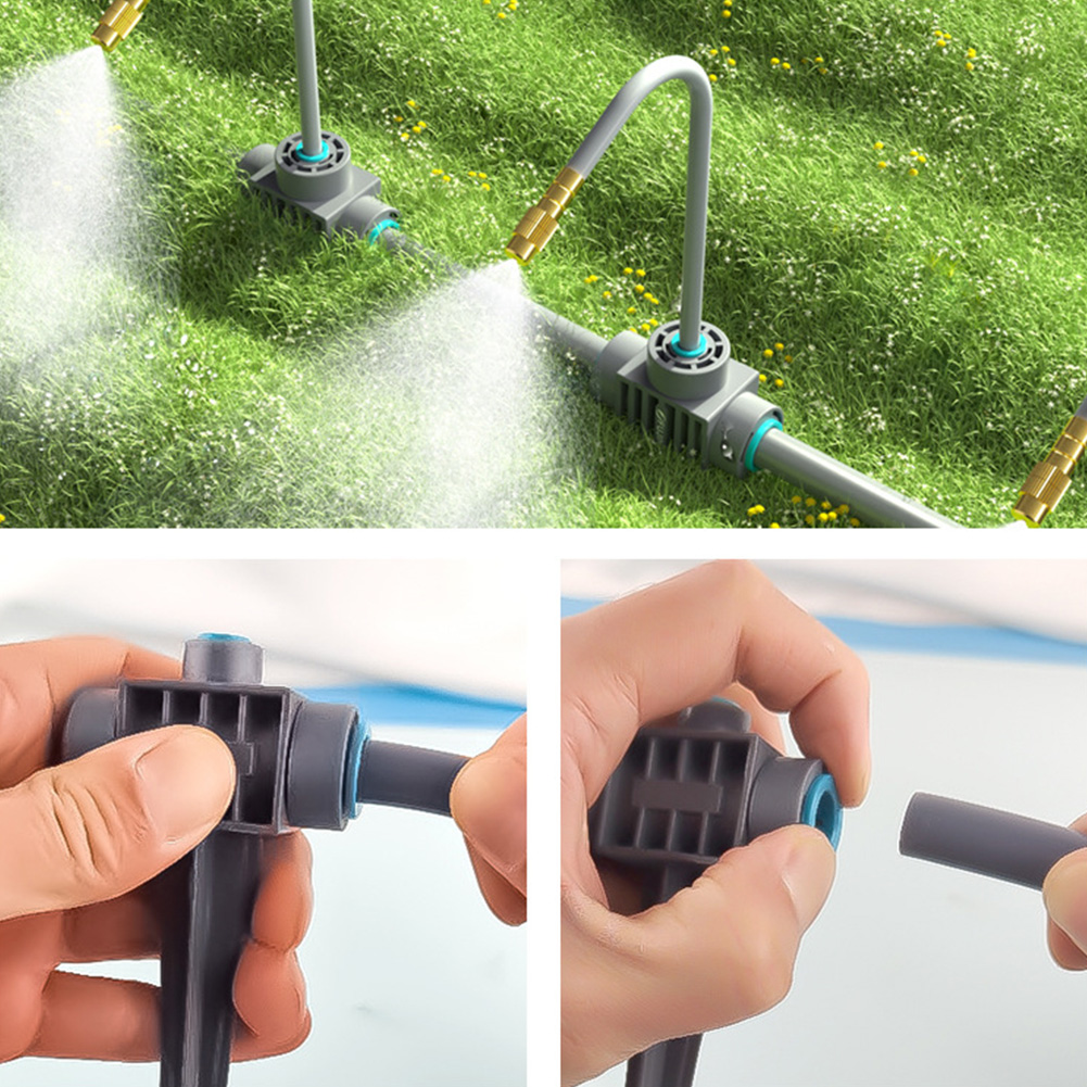 Simple & Fast Irrigation Kit – Minimalist 360° Garden Sprayer System