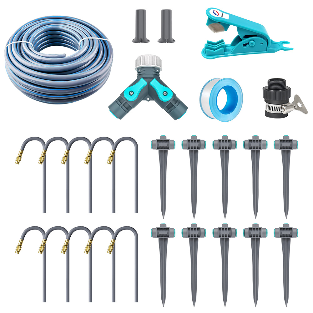Smart Drip Irrigation Kit for Home Garden with Water Timer Compatibility