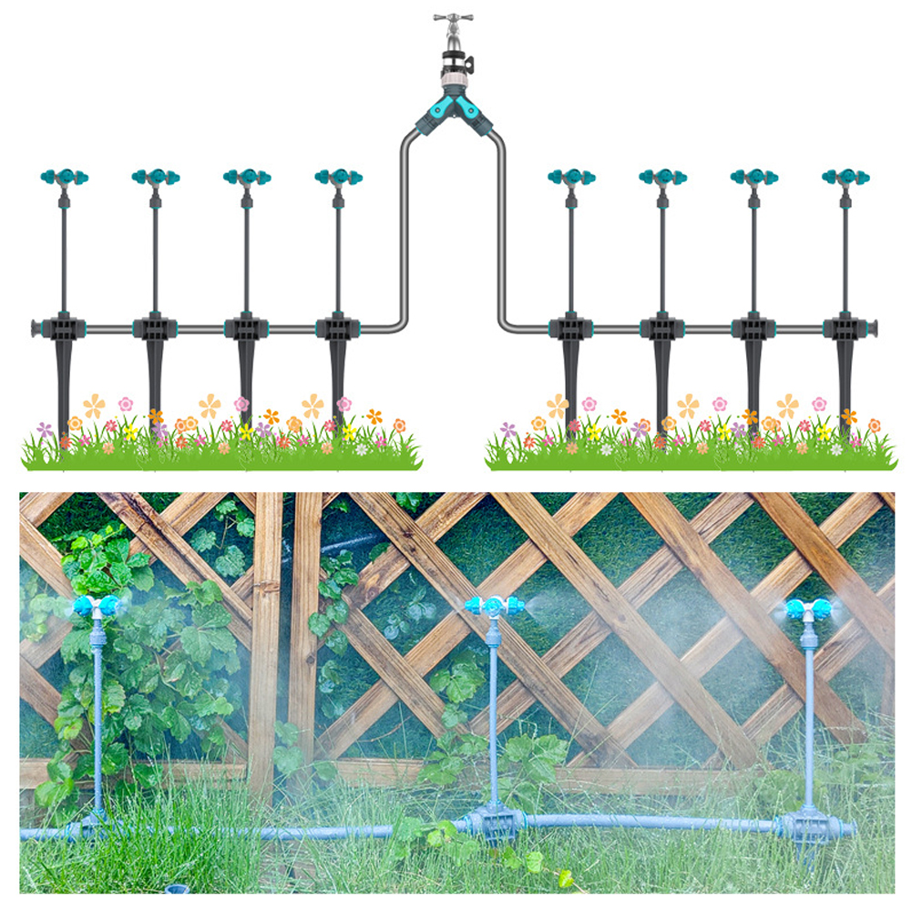 Quick Connect Mist Irrigation Kit for Garden & Lawn