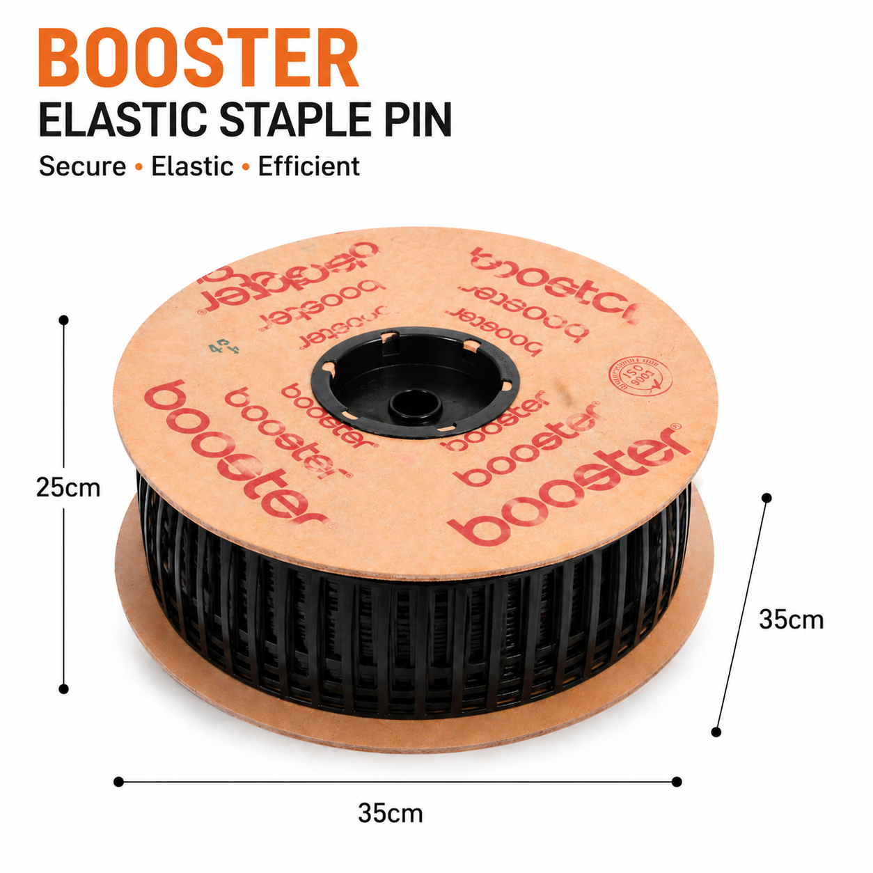 Elastic Staple - Standard 6.4mm Pitch, Eco-Friendly TPU