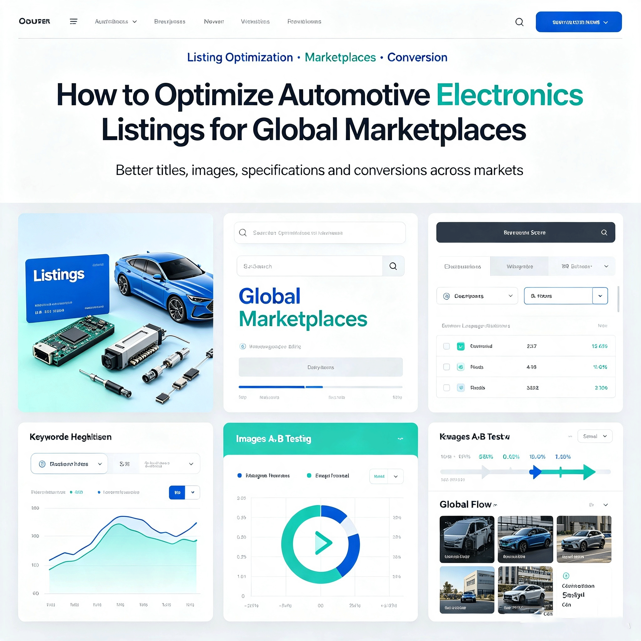 How to Optimize Automotive Electronics Listings for Global Marketplaces