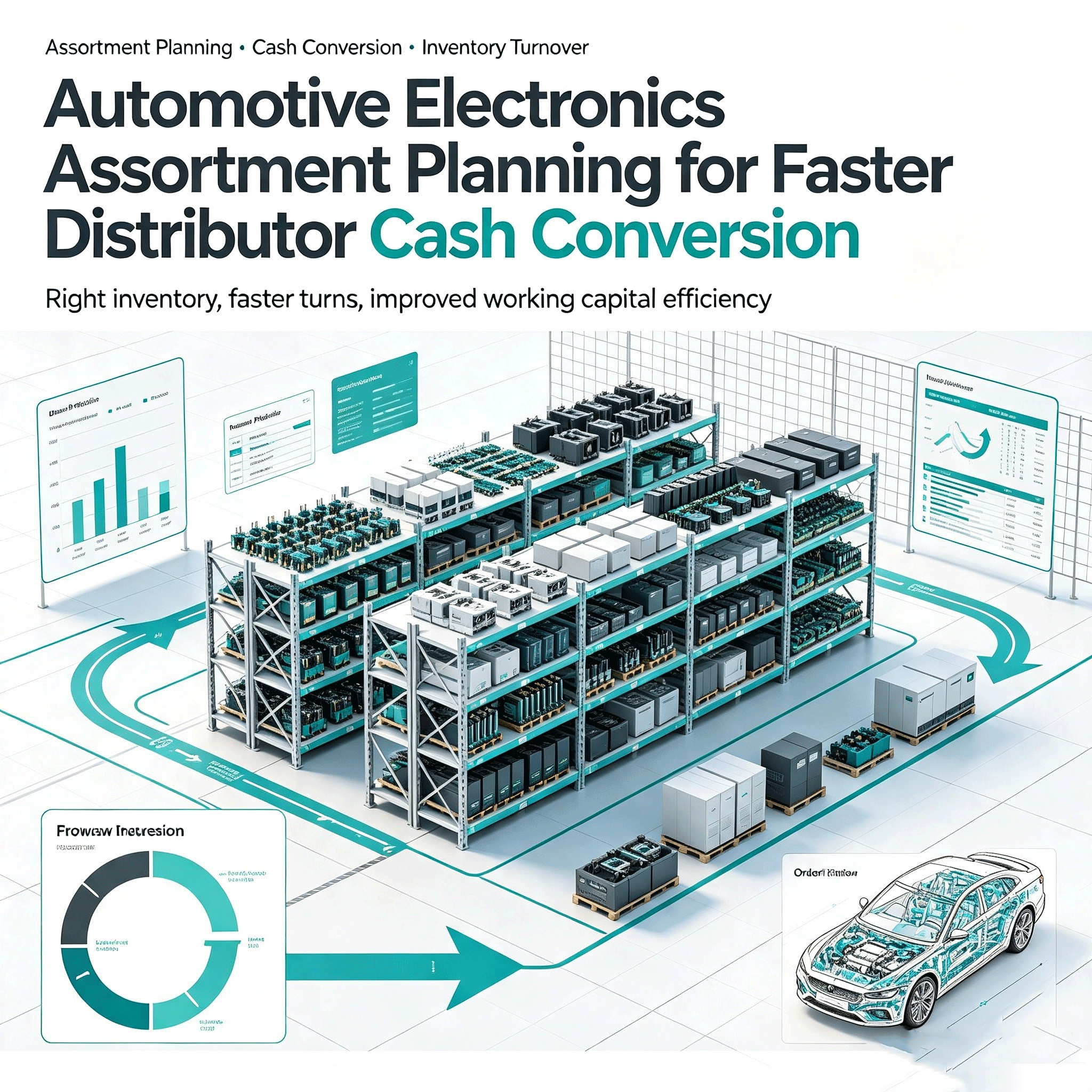 Automotive Electronics Assortment Planning for Faster Distributor Cash Conversion