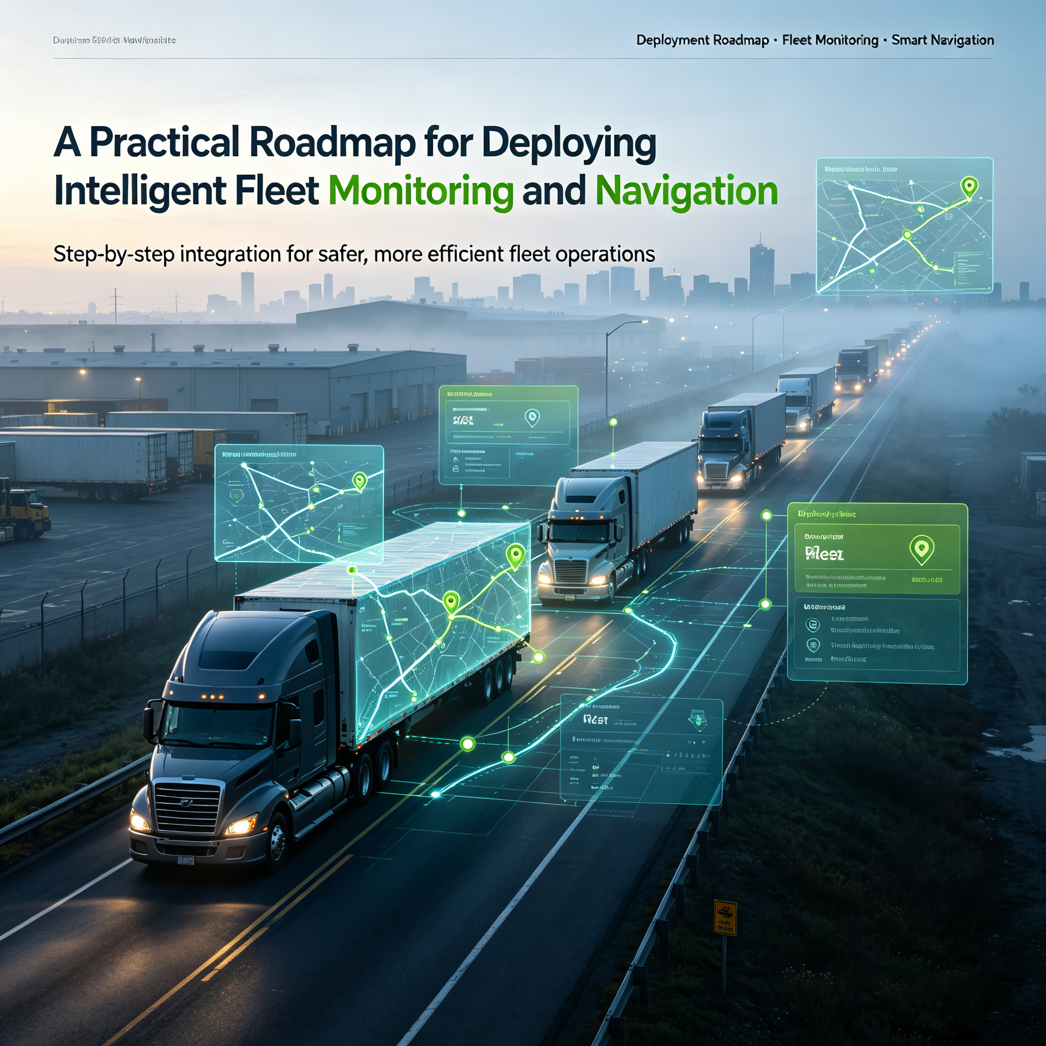 A Practical Roadmap for Deploying Intelligent Fleet Monitoring and Navigation