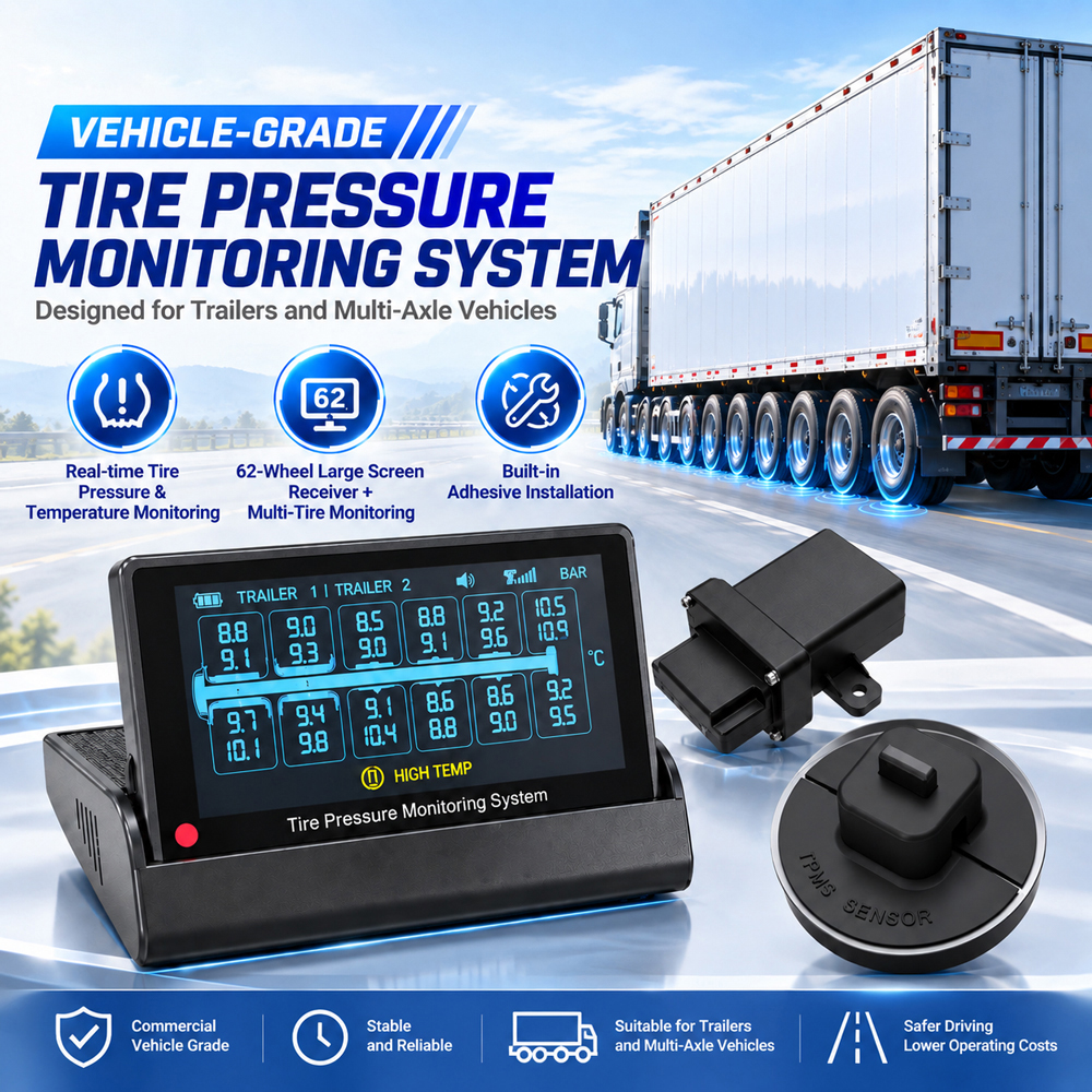 Truck Tire Pressure Monitor: Cut Ramadan Freight Losses for Wholesalers