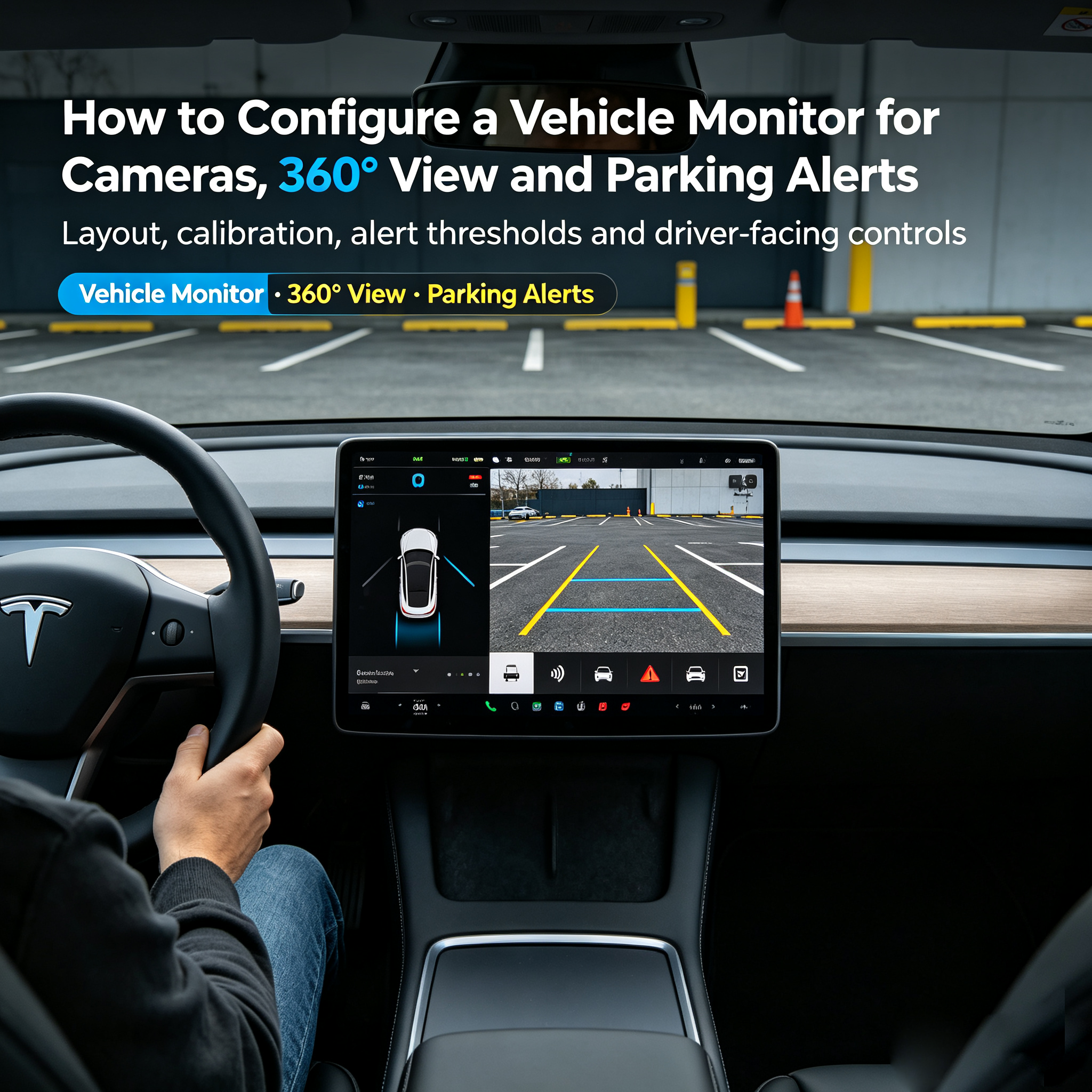 How to Configure a Vehicle Monitor for Cameras, 360° View and Parking Alerts