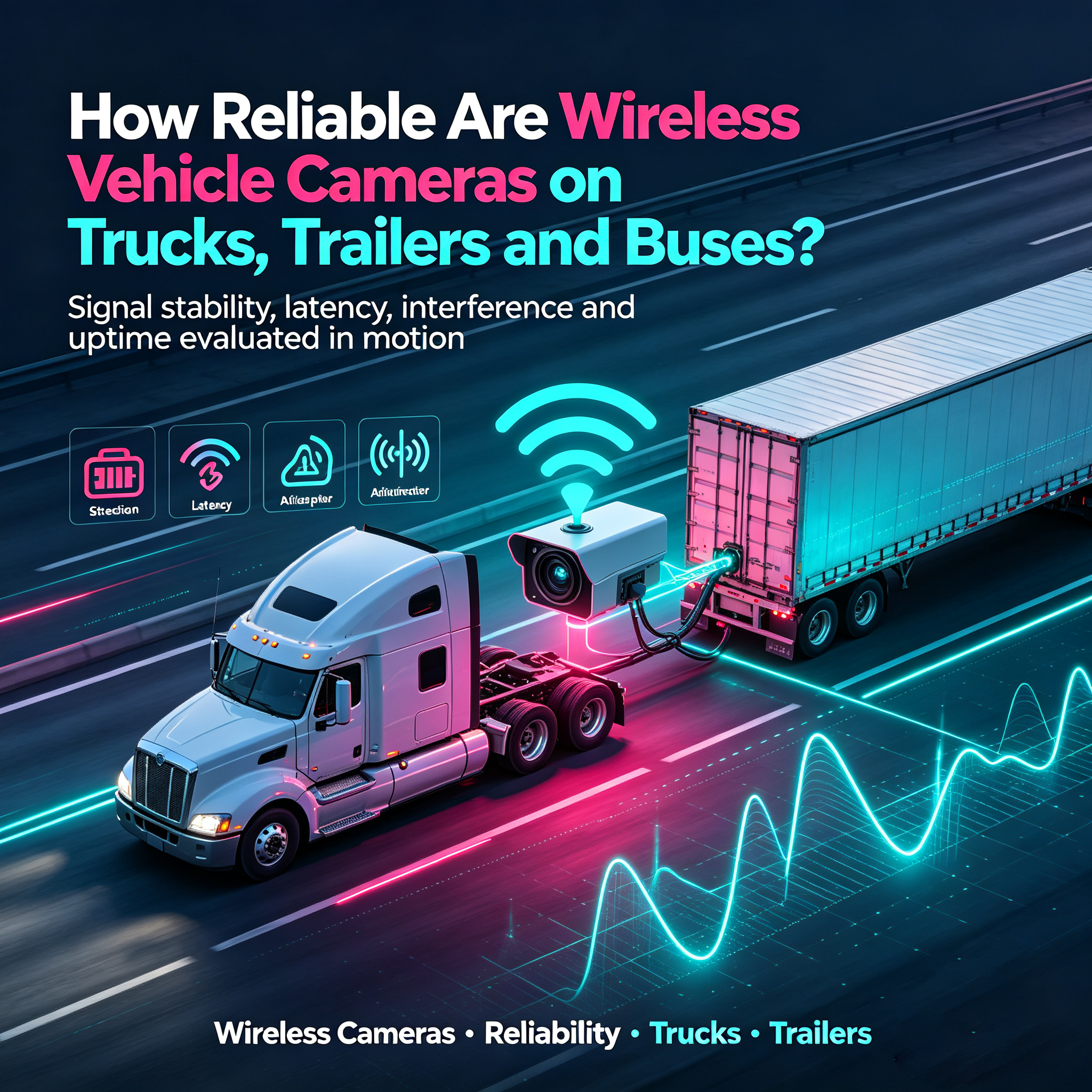 How Reliable Are Wireless Vehicle Cameras on Trucks, Trailers and Buses?