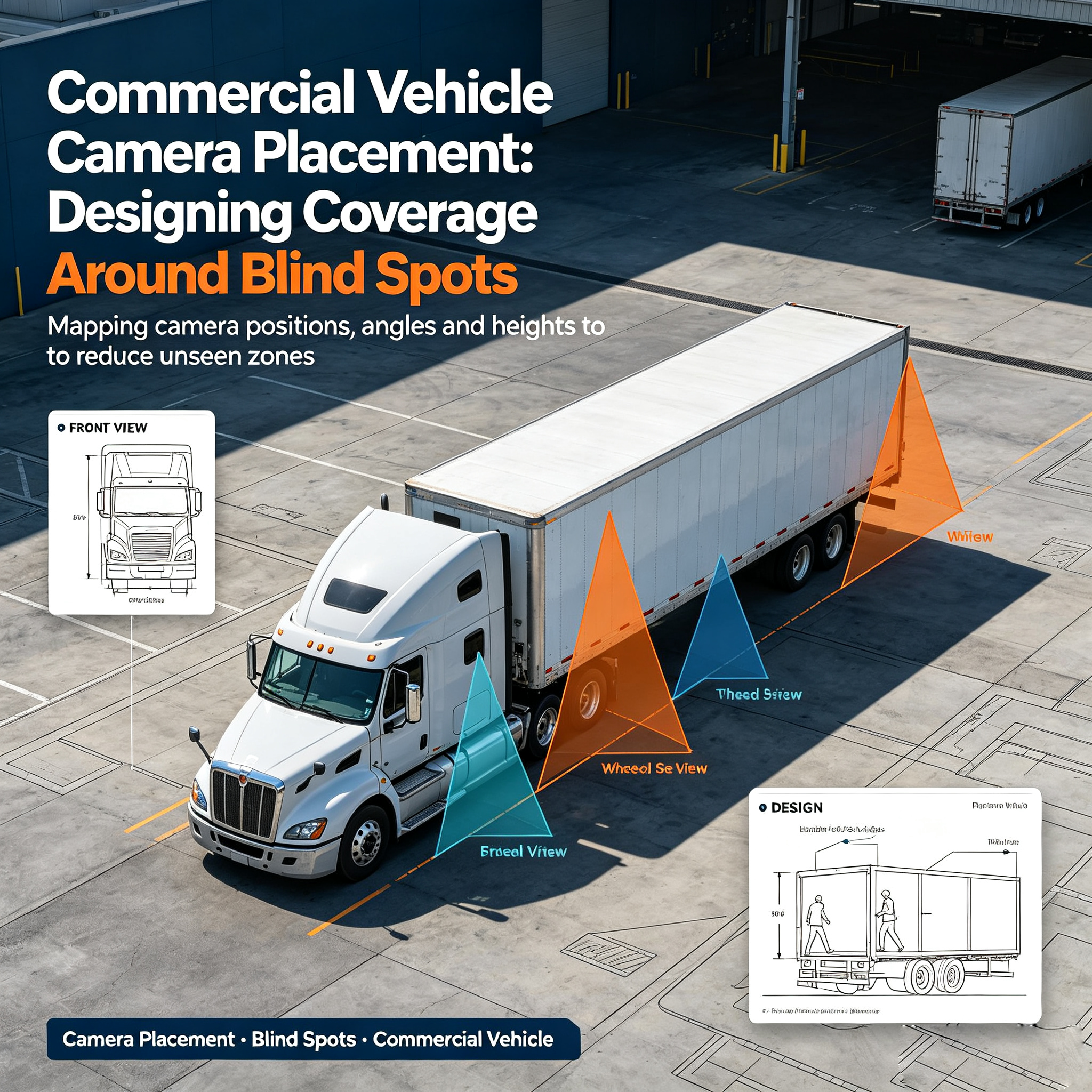 Commercial Vehicle Camera Placement: Designing Coverage Around Blind Spots
