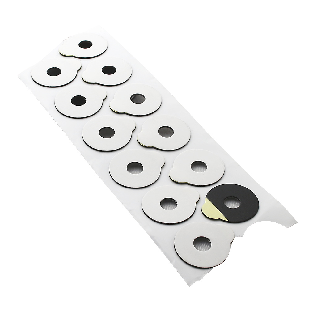 25.5mm x 22mm Lens Blocking Pads – Anti-Slip Optical Adhesive Pads for Edging Machines