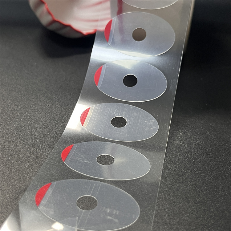 High Transparency PET Intermediary Film Pads Roll, Custom Die-cut Insulating Gasket for Electronic Component Protection