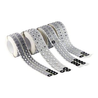 Standard Adhesive Red Lens Blocking Pads – Precision Optical Positioning Dots for Everyday Lens Edging