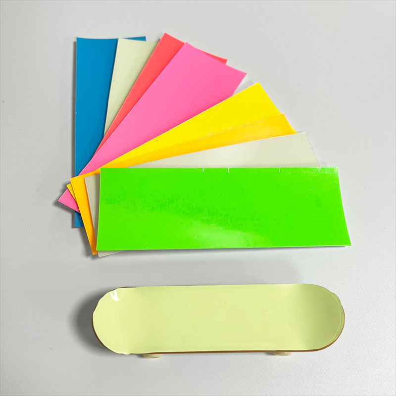Colorful Skateboard Stickers – Waterproof PVC Fluorescent DIY Self-Adhesive Deck Wraps