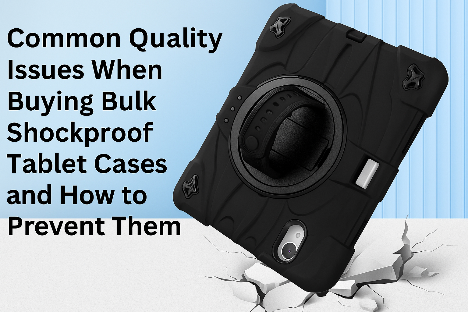 Common Quality Issues When Buying Bulk Shockproof Tablet Cases and How to Prevent Them