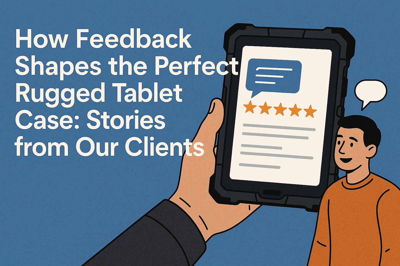 How Feedback Shapes the Perfect Rugged Tablet Case: Stories from Our Clients