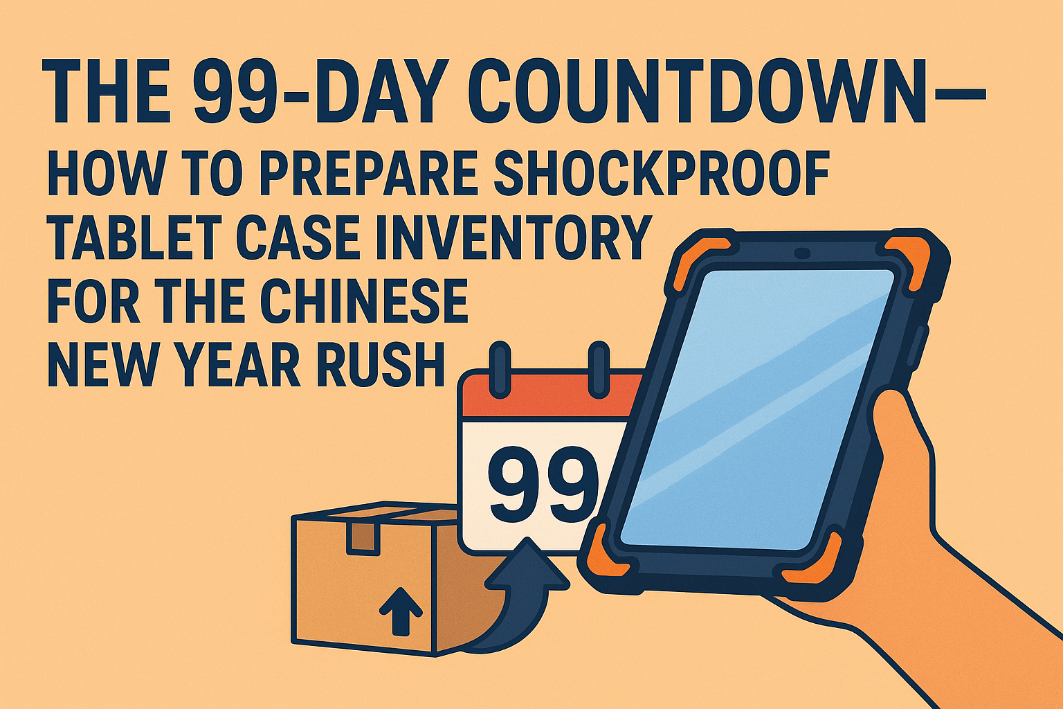 99 Days to Chinese New Year: 5 Actionable Steps to Secure Shockproof Tablet Case Inventory