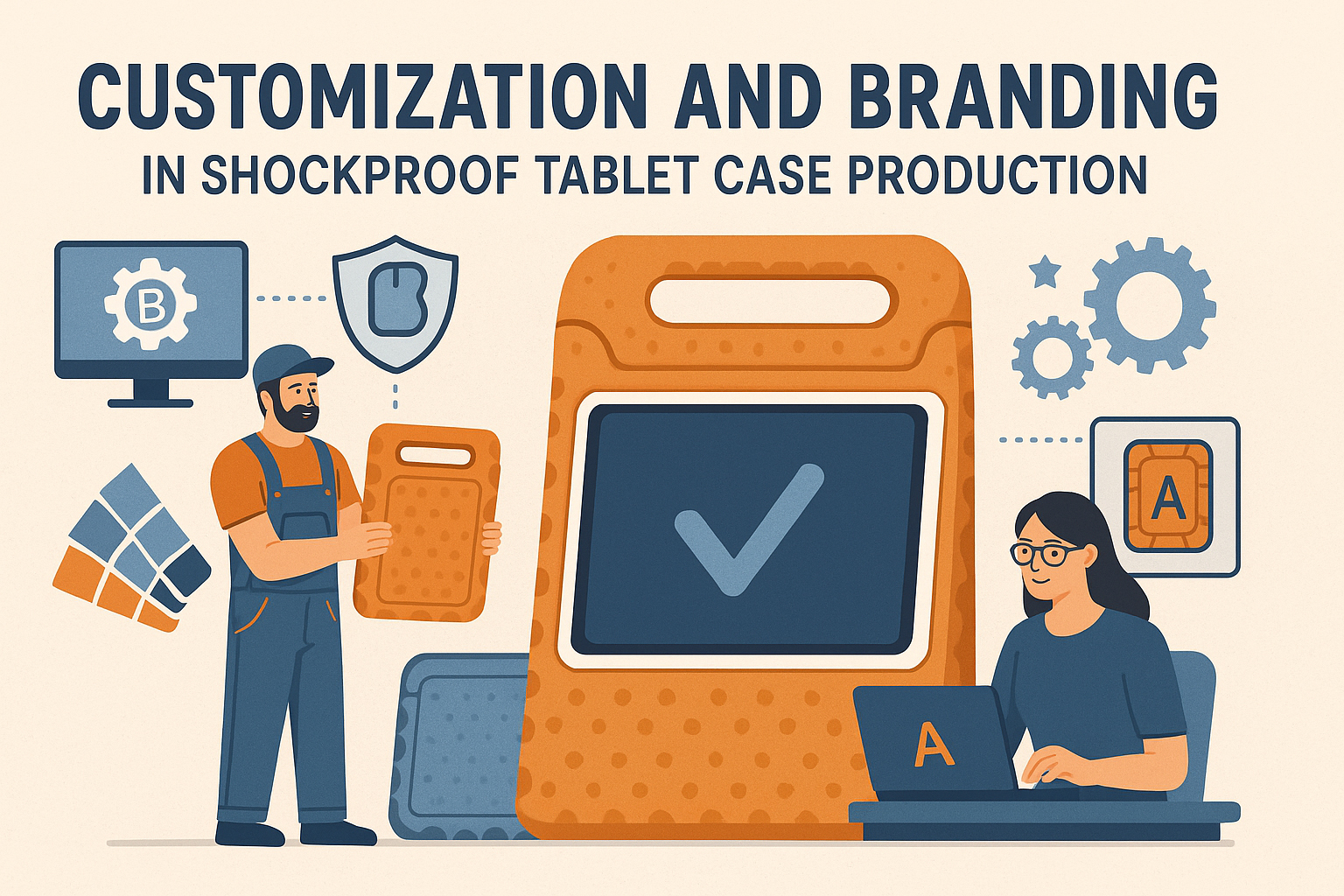 Customization and Branding in Shockproof Tablet Case Production