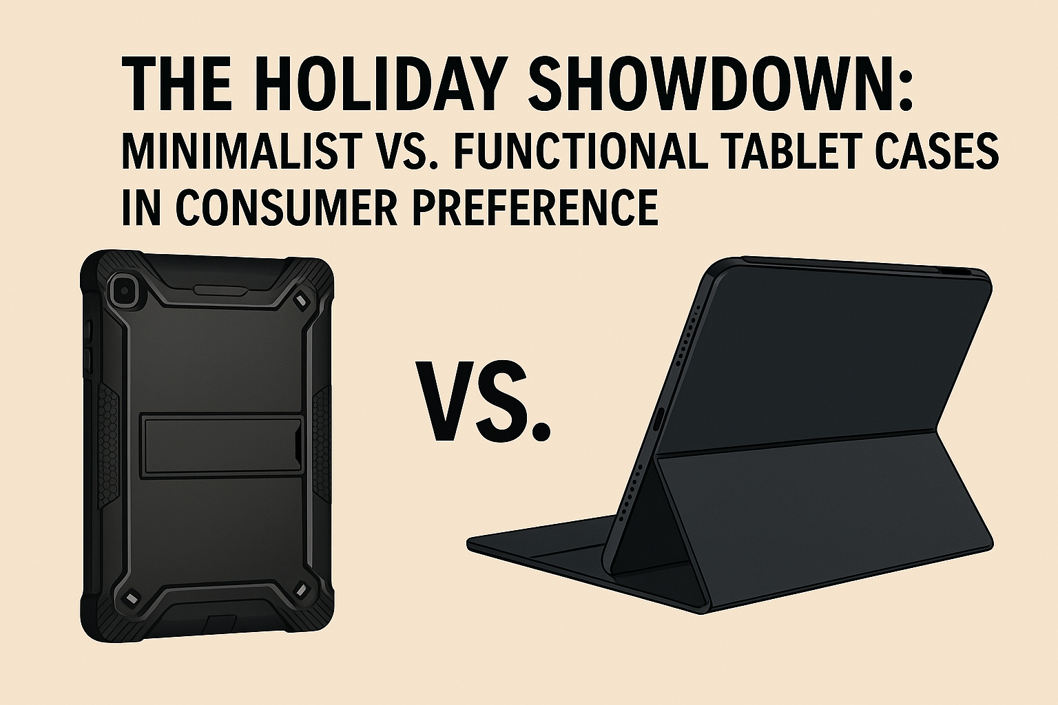 The Holiday Showdown: Minimalist vs. Functional Tablet Cases in Consumer Preference