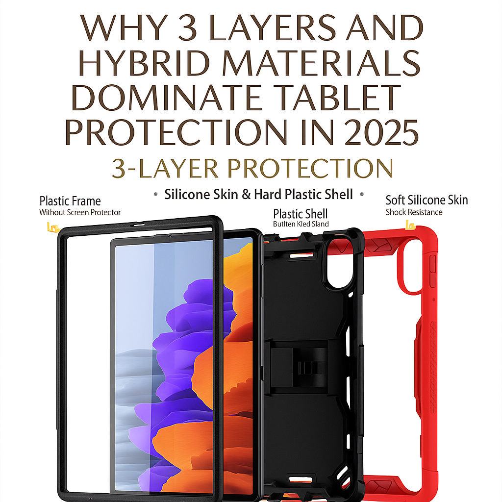 Why 3 Layers and Hybrid Materials Dominate Tablet Protection in 2025