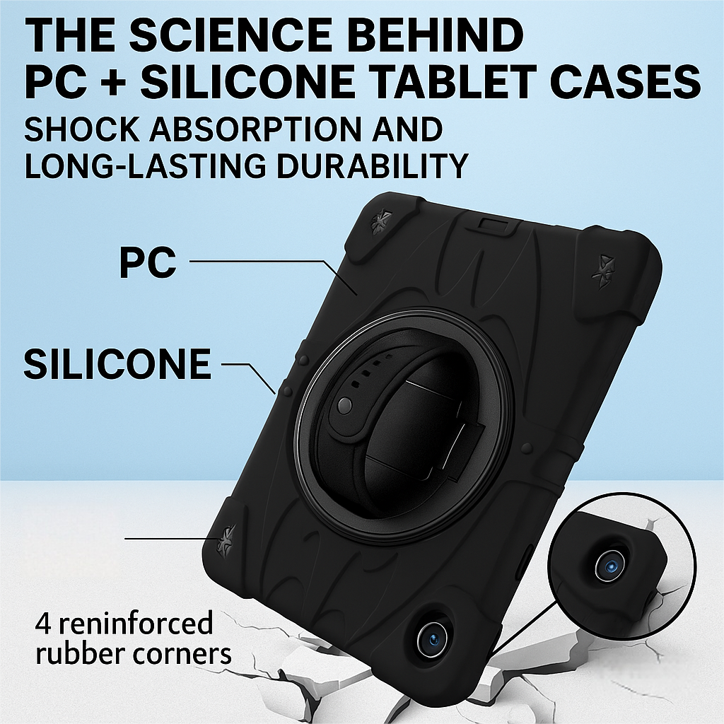 The Science Behind PC + Silicone Tablet Cases: Shock Absorption and Long-Lasting Durability