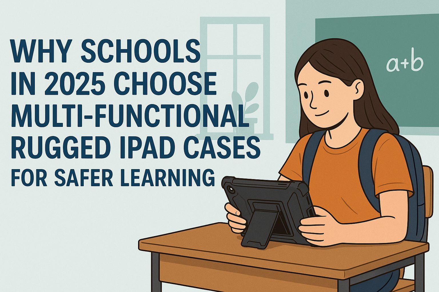 Why Schools in 2025 Choose Multi-Functional Rugged iPad Cases for Safer Learning
