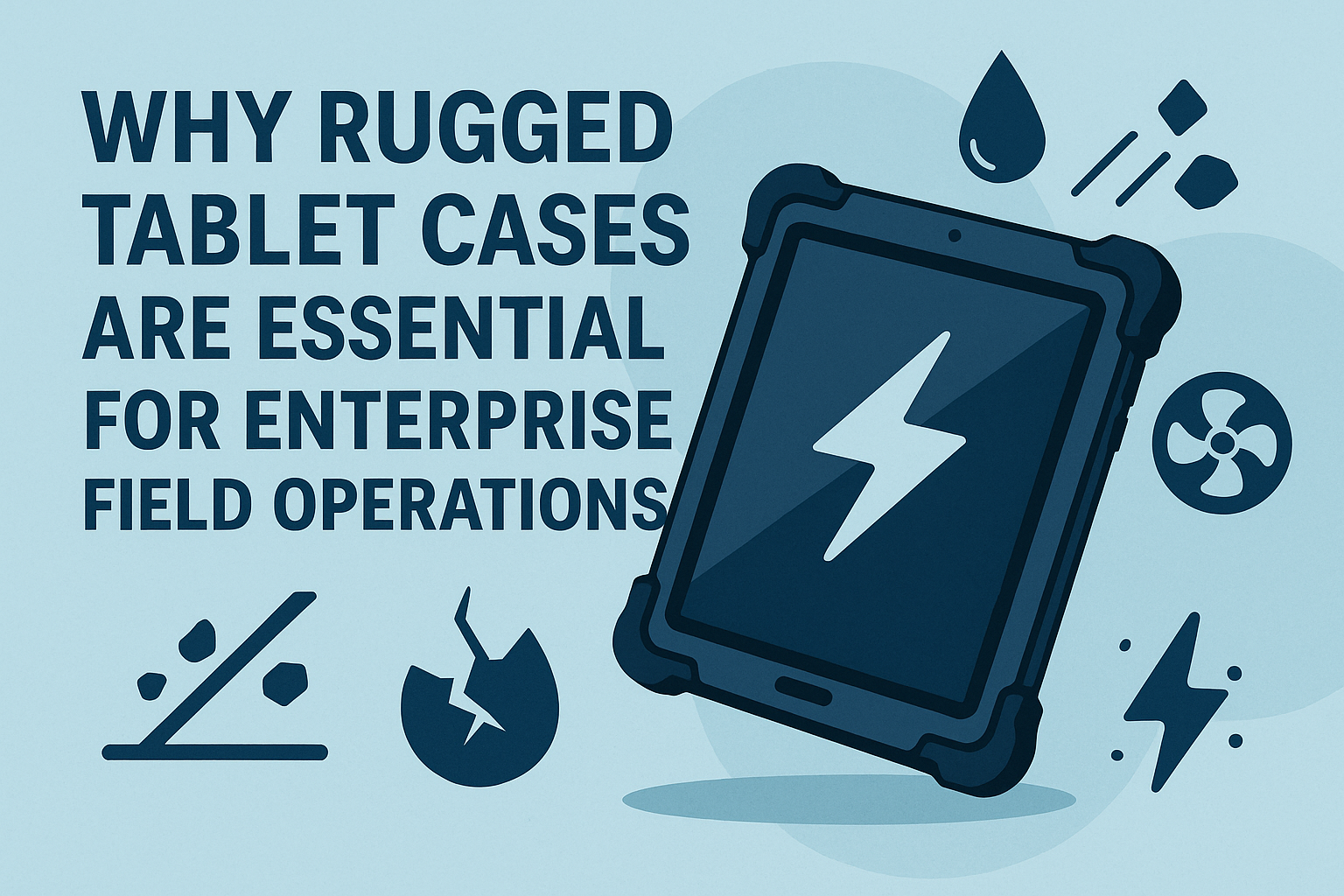 Why Rugged Tablet Cases Are Essential for Enterprise Field Operations