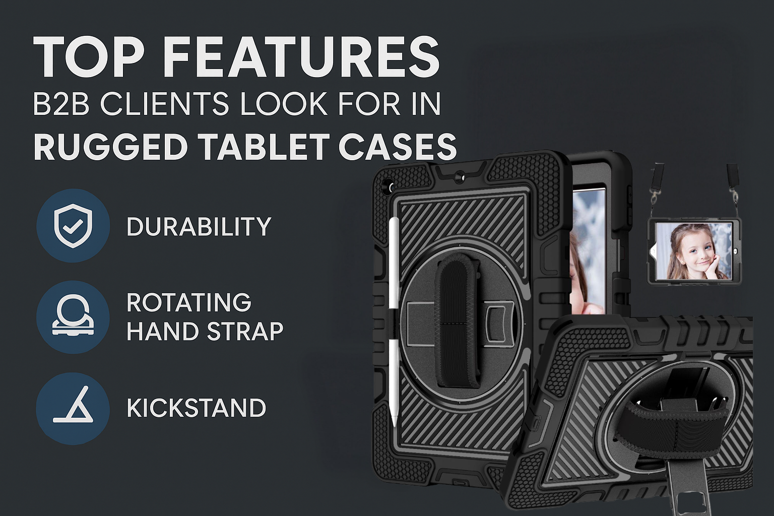 Top Features B2B Clients Demand in Rugged Tablet Cases