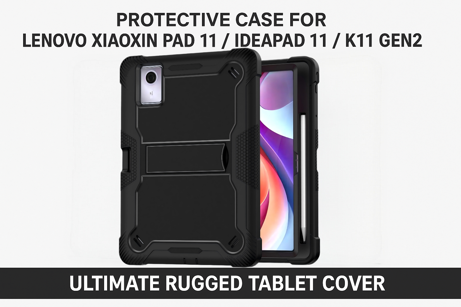 TOZIZO “A” Series Protective Case for Lenovo Xiaoxin Pad 11 / iDeaPad 11 / K11 Gen2 – Ultimate Rugged Tablet Cover