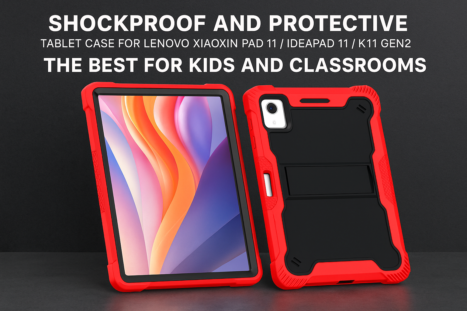 Shockproof and Protective Tablet Case for Lenovo Xiaoxin Pad 11 / iDeaPad 11 / K11 Gen2 – The Best for Kids and Classrooms