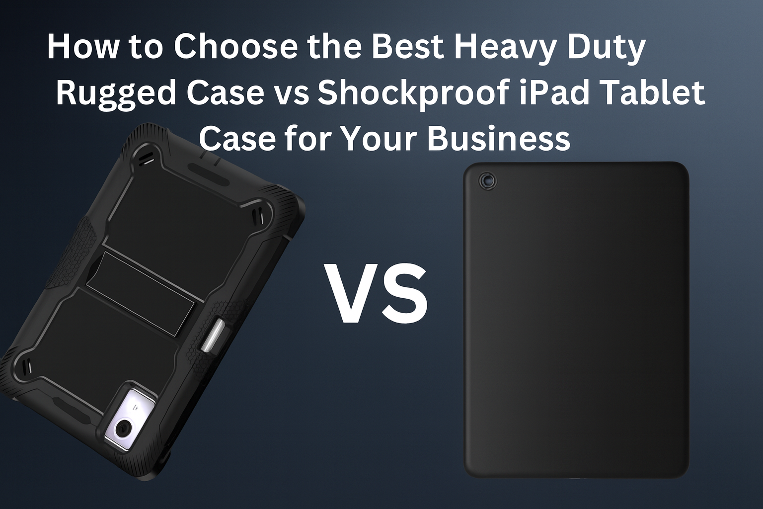 How to Choose the Best Heavy Duty Rugged Case vs Shockproof iPad Tablet Case for Your Business