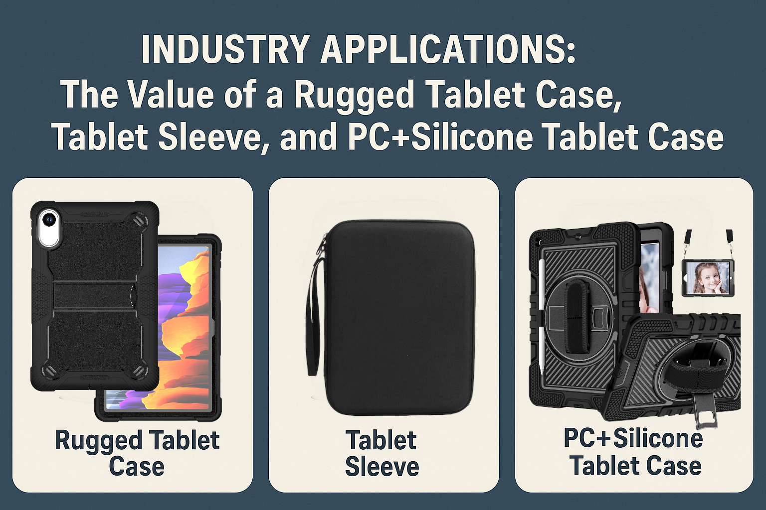 Industry Applications: The Value of a Rugged Tablet Case, Tablet Sleeve, and PC+Silicone Tablet Case