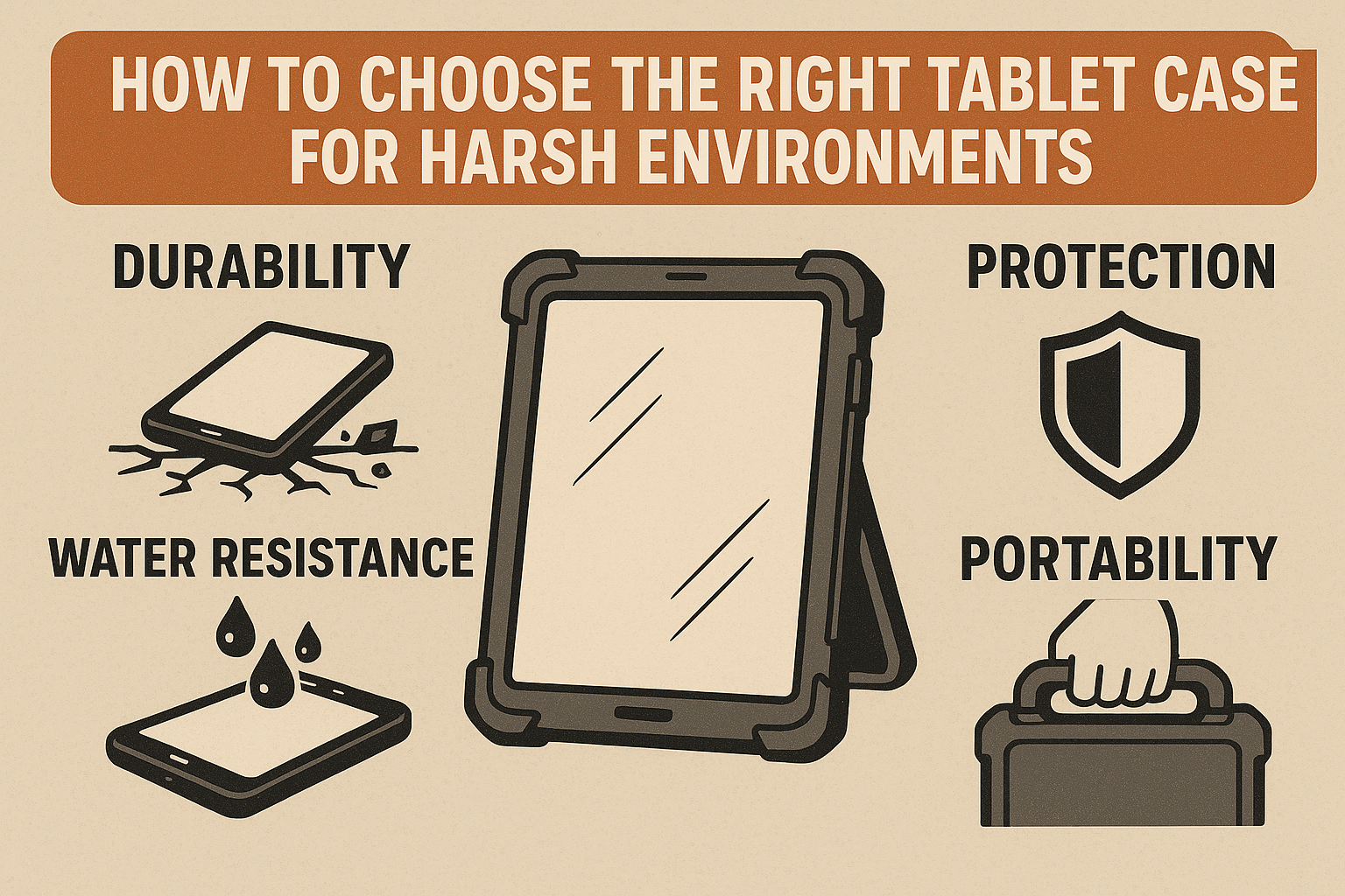 How to Choose the Right Tablet Case for Harsh Environments