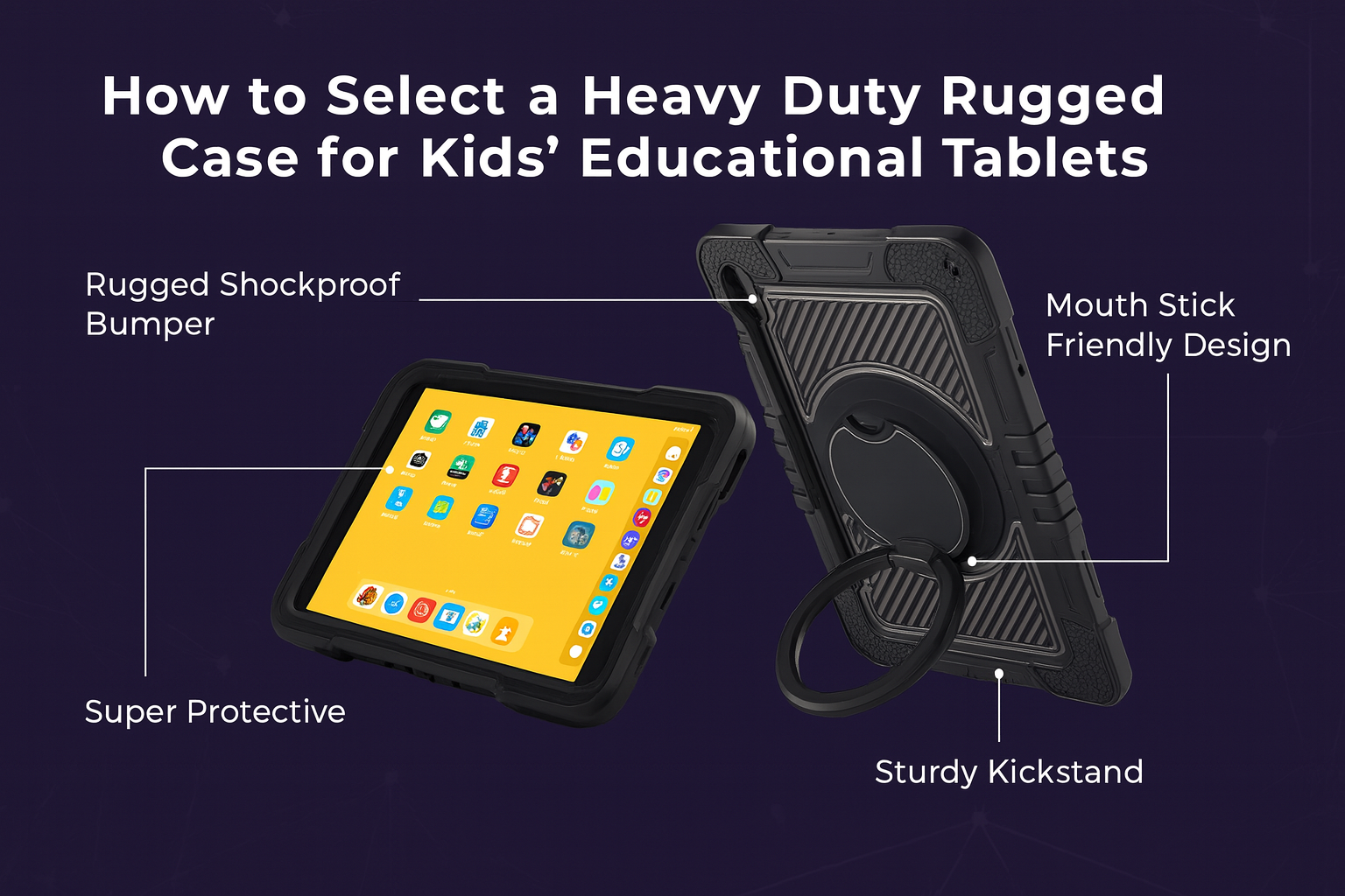 How to Select a Heavy Duty Rugged Case for Kids’ Educational Tablets
