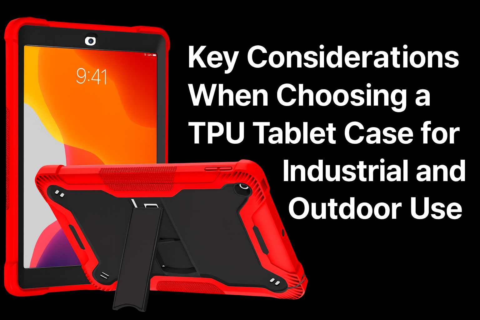 Key Considerations When Choosing a TPU Tablet Case for Industrial and Outdoor Use