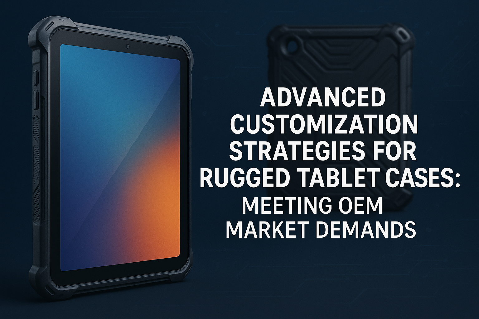 Advanced Customization Strategies for Rugged Tablet Cases: Meeting OEM Market Demands